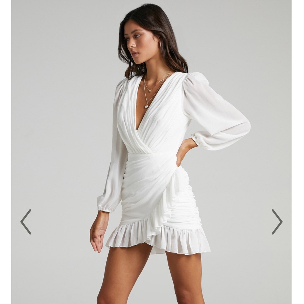 White showtop dress